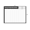 5S Supplies Hourly Production Tracking Board Black Aluminum Dry Erase 32in x 24in HOURLYTRACKBLK-3224-DRYERASE - alternate 2